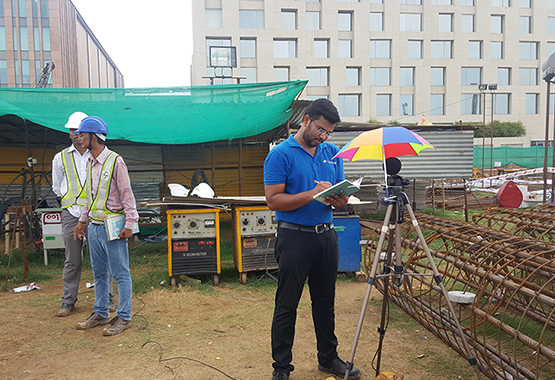 Construction vibration monitoring in India, Construction vibration monitoring services , site vibration survey in India, seismic monitoring for construction in India